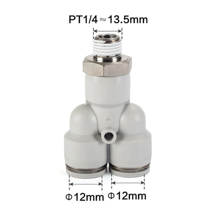 Airtac PYB: Accessories--One-touch fittings(stainless steel) - PYB1202D-S