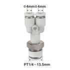 Airtac PYB: Accessories--One-touch fittings(stainless steel) - PYB402-S