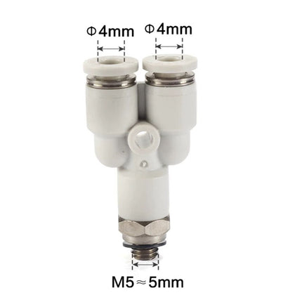 Airtac PYB: Push Lock Fitting. Branch Y - PYB4M5