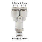 Airtac PYB: Accessories--One-touch fittings(stainless steel) - PYB601D-S