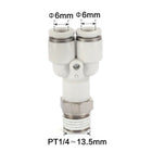 Airtac PYB: Push Lock Fitting. Branch Y - PYB602