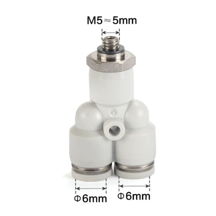 Airtac PYB: Push Lock Fitting. Branch Y - PYB6M5