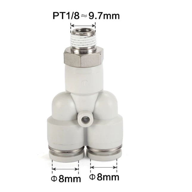 Airtac PYB: Accessories--One-touch fittings(stainless steel) - PYB801D-S