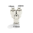 Airtac PYW: Push Lock Fitting. Different Diameter Union Y - PYW10-8D