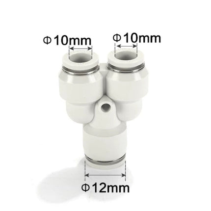 Airtac PYW: Push Lock Fitting. Different Diameter Union Y - PYW12-10D
