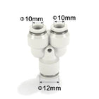 Airtac PYW: Push Lock Fitting. Different Diameter Union Y - PYW12-10D