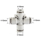 Airtac PZ: Push Lock Fitting. Cross - PZ10