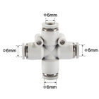 Airtac PZ: Push Lock Fitting. Cross - PZ6D