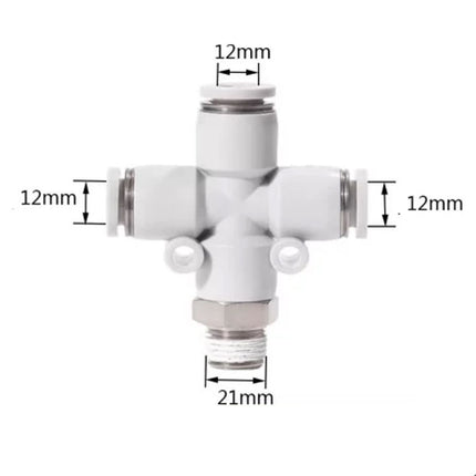 Airtac PZB: Accessories--One-touch fittings - PZB1204D