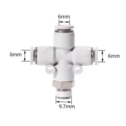 Airtac PZB: Accessories--One-touch fittings(stainless steel) - PZB601-S