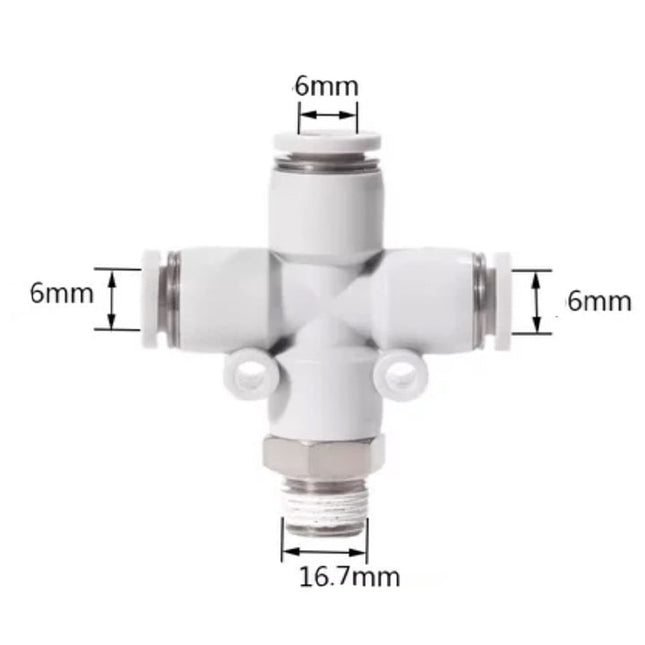 Airtac PZB: Accessories--One-touch fittings - PZB603