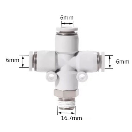 Airtac PZB: Accessories--One-touch fittings - PZB603D