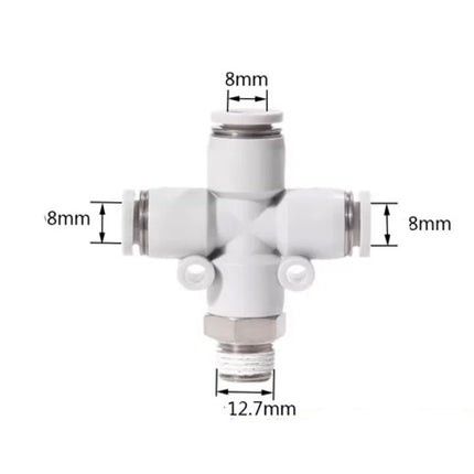 Airtac PZB: Accessories--One-touch fittings(stainless steel) - PZB802-S