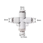 Airtac PZB: Accessories--One-touch fittings(stainless steel) - PZB802-S