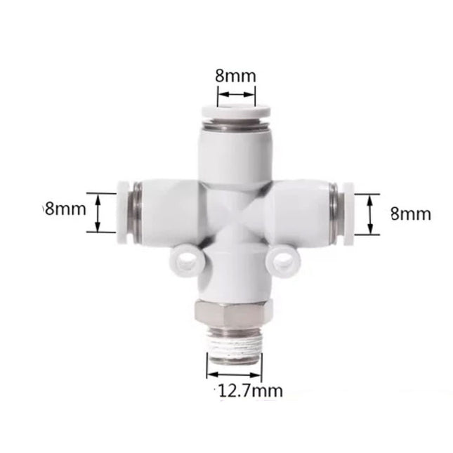Airtac PZB: Accessories--One-touch fittings - PZB802D