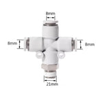 Airtac PZB: Accessories--One-touch fittings(stainless steel) - PZB804-S