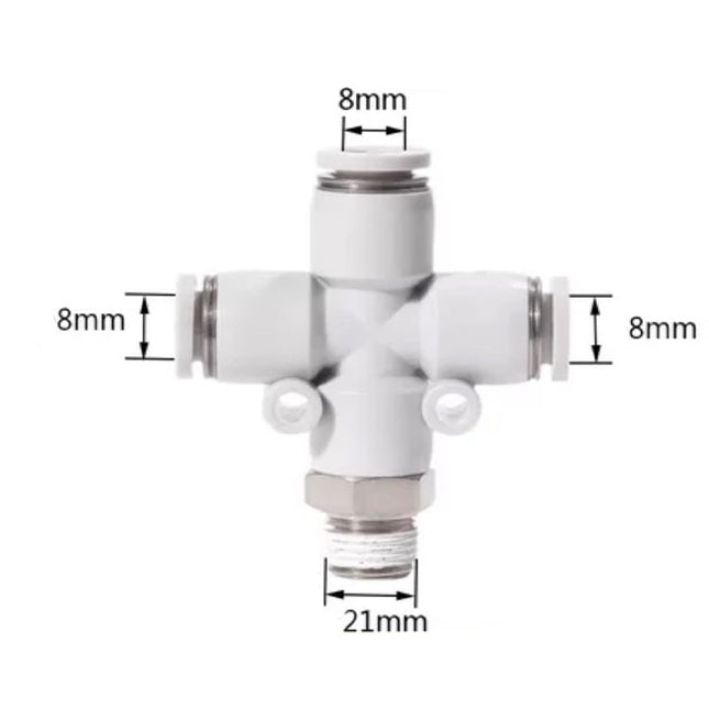 Airtac PZB: Accessories--One-touch fittings(stainless steel) - PZB804-S