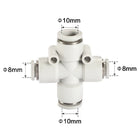 Airtac PZG: Push Lock Fitting. Different Diameter Cross - PZG10-8D