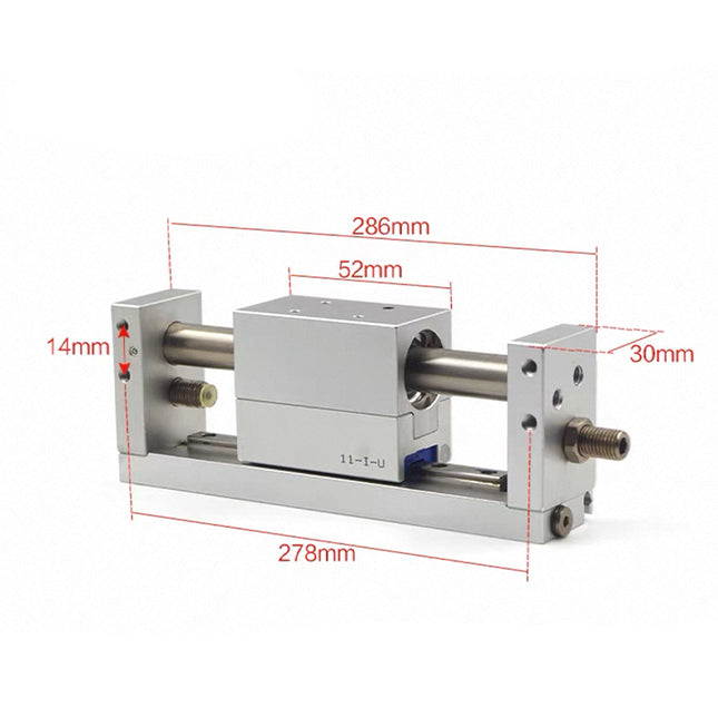Airtac RMH: Rodless magnetic cylinder,with linear guide - RMH10X200SG