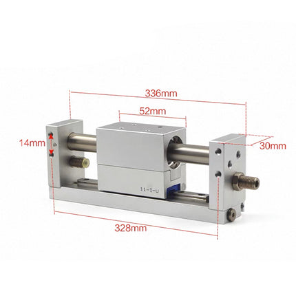 Airtac RMH: Rodless magnetic cylinder,with linear guide - RMH10X250SG