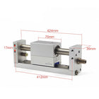 Airtac RMH: Rodless magnetic cylinder,with linear guide - RMH20X300SG