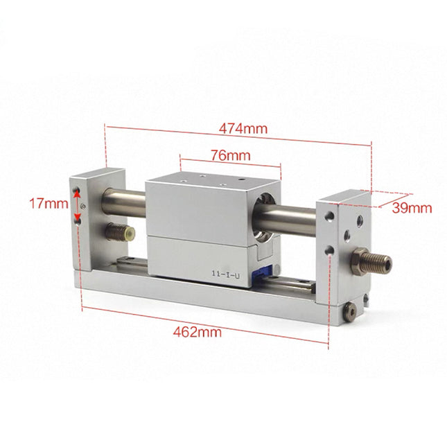 Airtac RMH: Rodless magnetic cylinder,with linear guide - RMH20X350ST