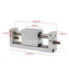 Airtac RMH: Rodless magnetic cylinder,with linear guide - RMH20X400S