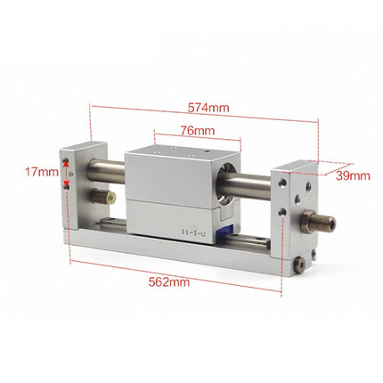 Airtac RMH: Rodless magnetic cylinder,with linear guide - RMH20X450SG