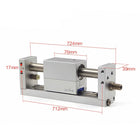 Airtac RMH: Rodless magnetic cylinder,with linear guide - RMH20X600SG