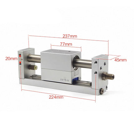 Airtac RMH: Rodless magnetic cylinder,with linear guide - RMH25X100S