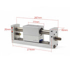 Airtac RMH: Rodless magnetic cylinder,with linear guide - RMH25X150ST