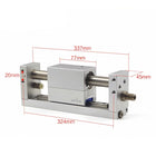 Airtac RMH: Rodless magnetic cylinder,with linear guide - RMH25X200S