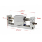 Airtac RMH: Rodless magnetic cylinder,with linear guide - RMH25X250SG