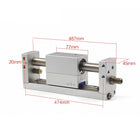 Airtac RMH: Rodless magnetic cylinder,with linear guide - RMH25X350SG