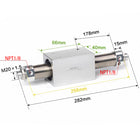Airtac RMS: Rodless Magnetic cylinder -  RMS20X150T