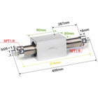 Airtac RMS: Rodless Magnetic cylinder -  RMS32X250T