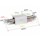 Airtac RMS: Rodless Magnetic cylinder -  RMS40X50G
