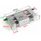 Airtac RMT: Guided rodless cylinder(Magnetic Coupled)- RMT16X150SA