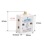 Airtac S3B-06: Manual Valve. 3 Way - S3B06G