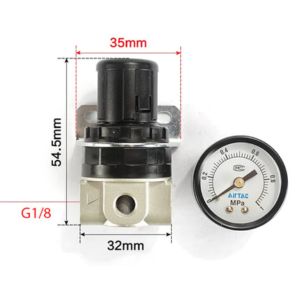 Airtac SDR100-06: Air Pressure Regulator  - SDR100061G