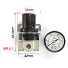 Airtac SDR100-06: Air Pressure Regulator  - SDR100061T