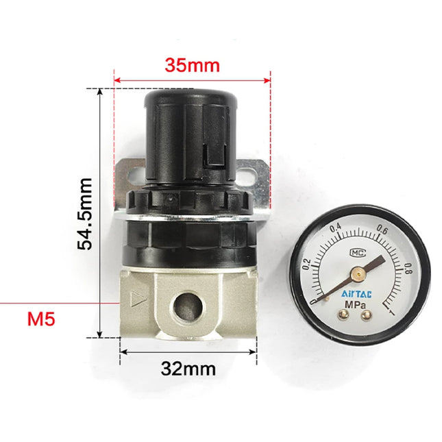 Airtac SDR100-M5: Air Pressure Regulator  - SDR100M51