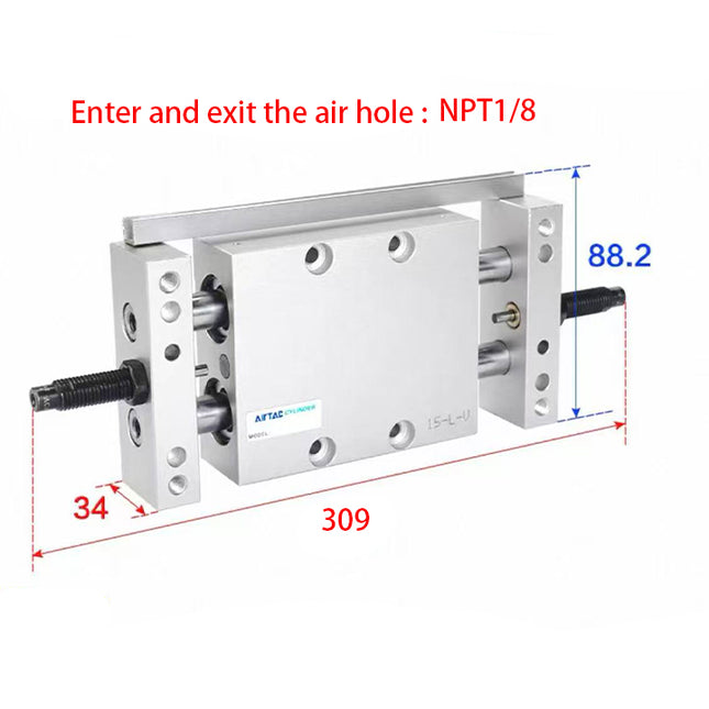 Airtac STW: Slide table cylinder - STWA25X100ST