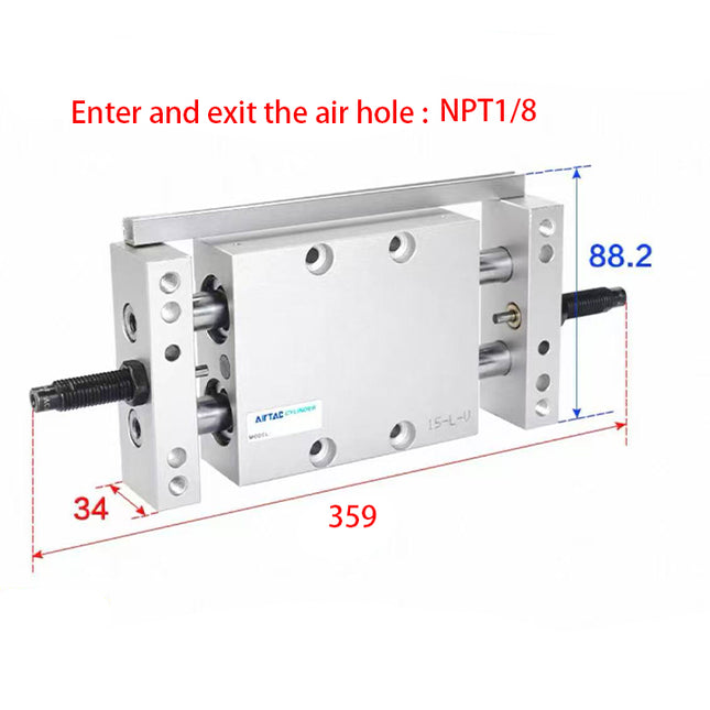 Airtac STW: Slide table cylinder - STWA25X125ST