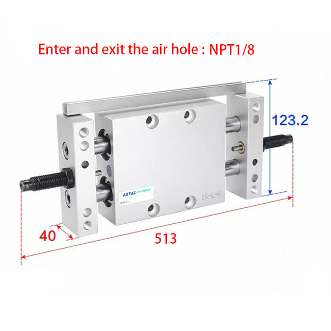 Airtac STW: Slide table cylinder - STWA32X200ST