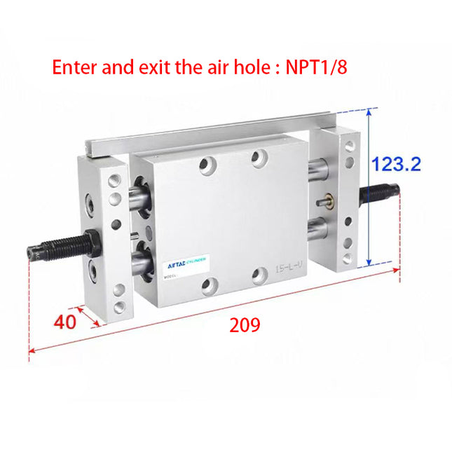 Airtac STW: Slide table cylinder - STWA32X25ST
