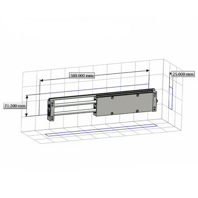 Airtac STW: Slide table cylinder - STWB16X150S