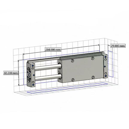 Airtac STW: Slide table cylinder - STWB20X100ST