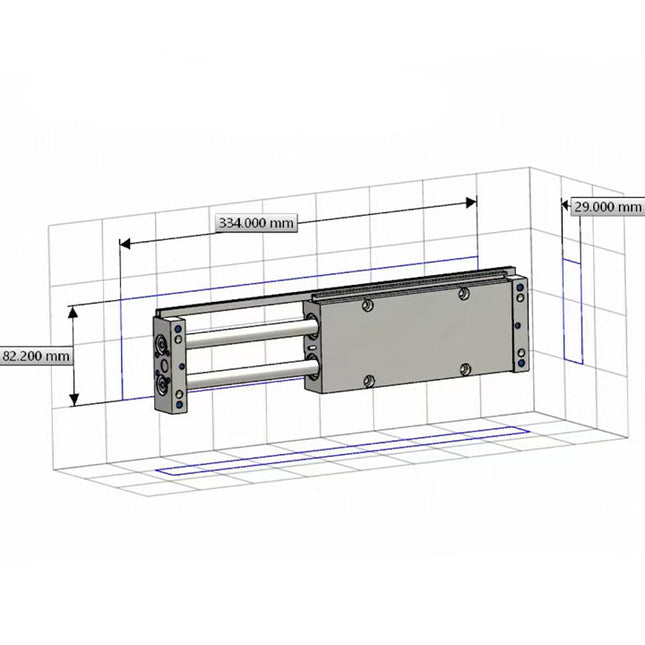 Airtac STW: Slide table cylinder - STWB20X125ST