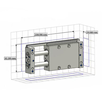 Airtac STW: Slide table cylinder - STWB20X50ST